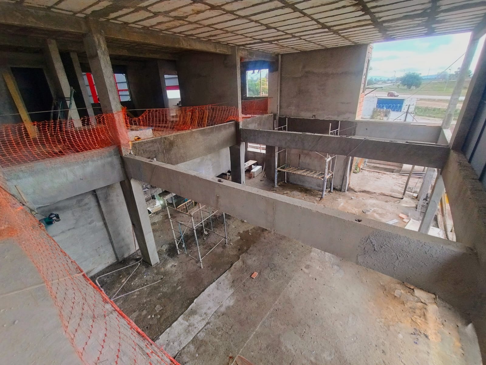 Estructura interior de desarrollo comercial